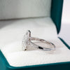 1ct Natural Diamond 18k Gold Engagement Ring - 10US07